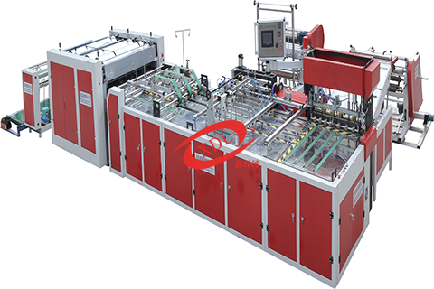 四平编织袋电动切套缝印收一体机