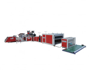 编织袋电动切套缝印收一体机