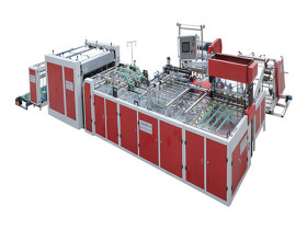 编织袋电动切套缝印收一体机